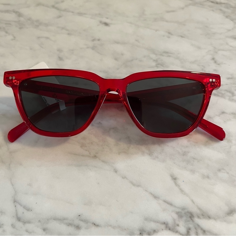 NWT Celine Red Cat-eye Sunglasses